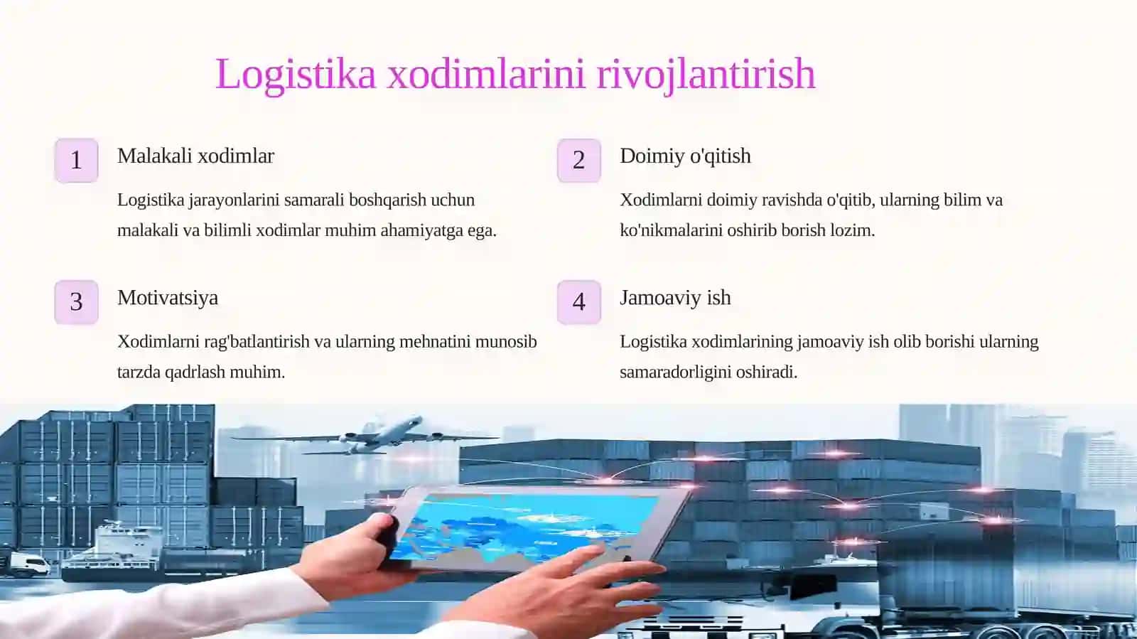 Tijorat logistikasi tizimlari: maqsadi va tashkil etish tamoyillar 4