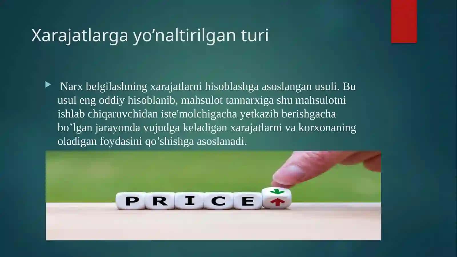 Yangi tovarlar uchun narx strategiyasi 4