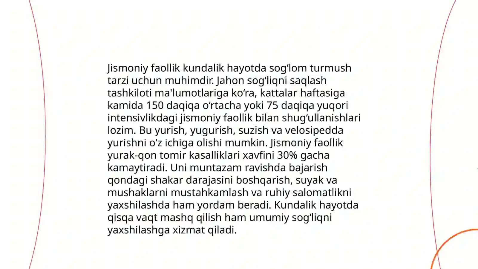 Jismoniy rivojlanish va soglom turmush tarzining shakllanishi 4