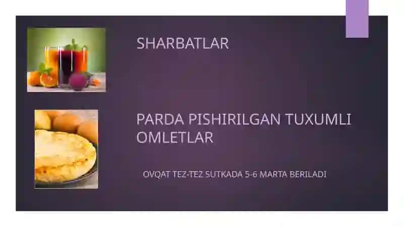 Tibbiyotda ovqatlanish nazariyasi 4