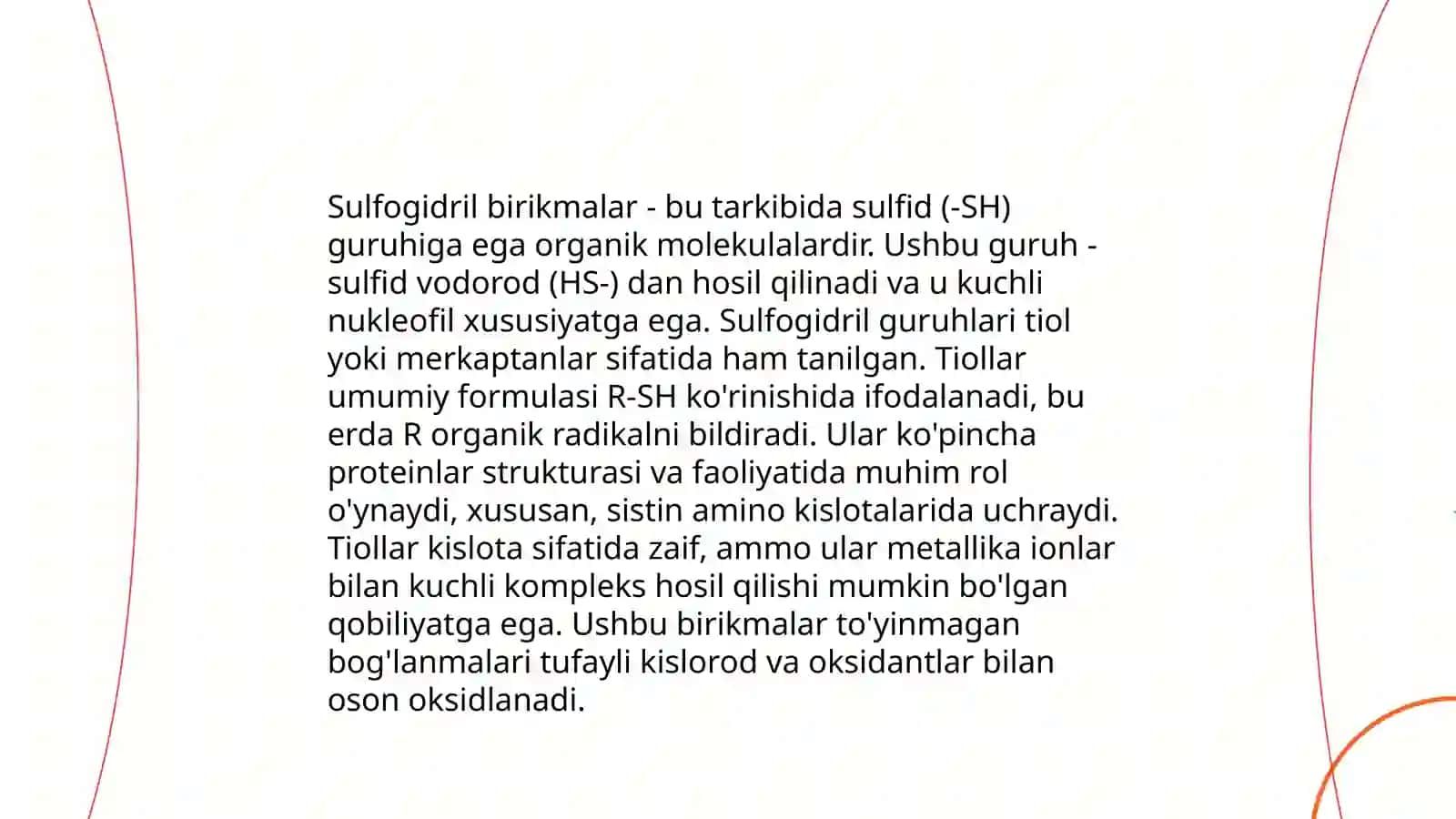 Proteinaza fermentining sulfogidril birikmalar yordamida aktivlanishi 4