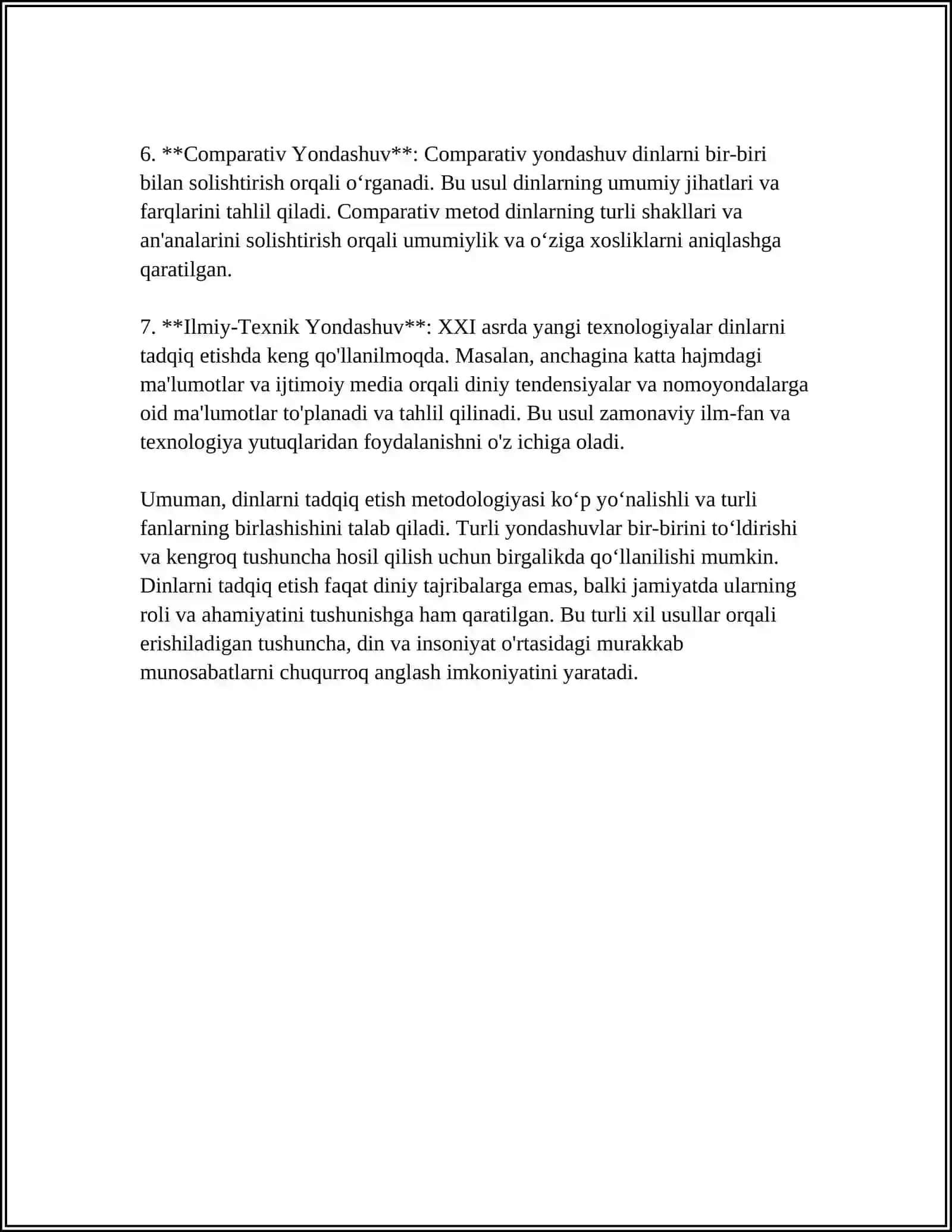 DINLARNI TADQIQ ETISH METODOLOGIYASI 4