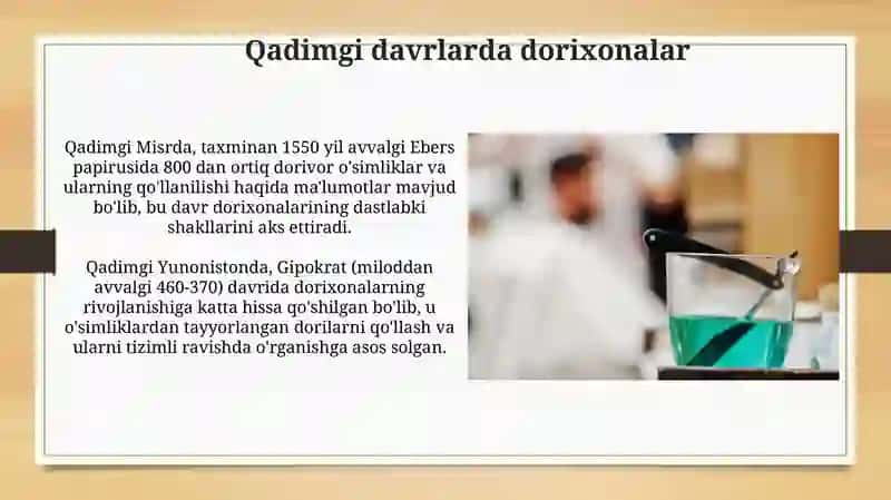 Dorixona tarixi 4