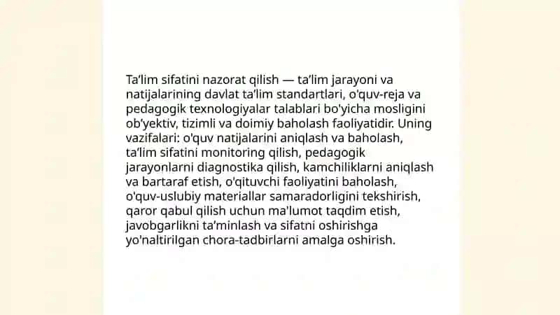 Taʼlim topshirigʻi 4