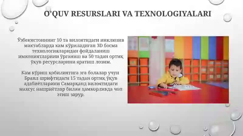 Imkoniyati cheklangan bolalarni umumtalim maktablarida óqitishda konseptual talablar 4