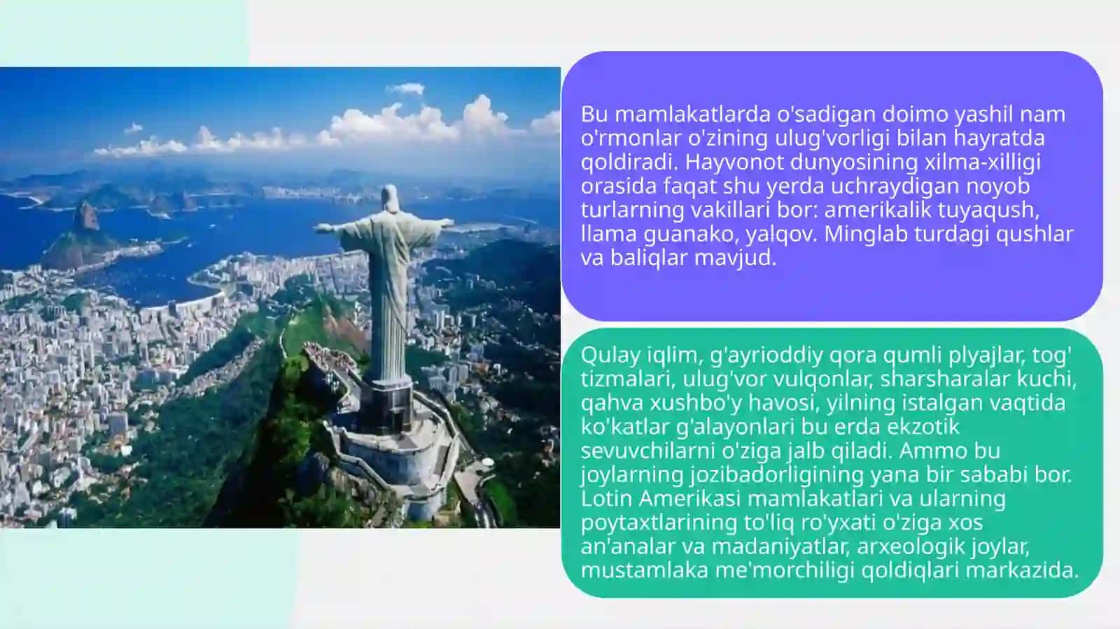 Lotin Amerikasi mamlakatlari turizm geografiyasi 4