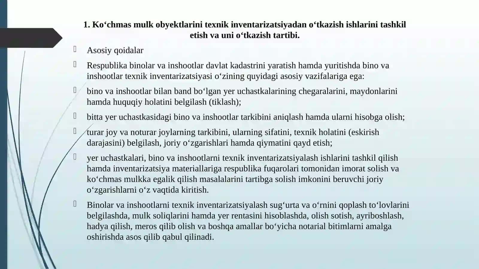 Ko‘chmas mulk obyektlarini texnik inventarizatsiyadan o‘tkazish 4