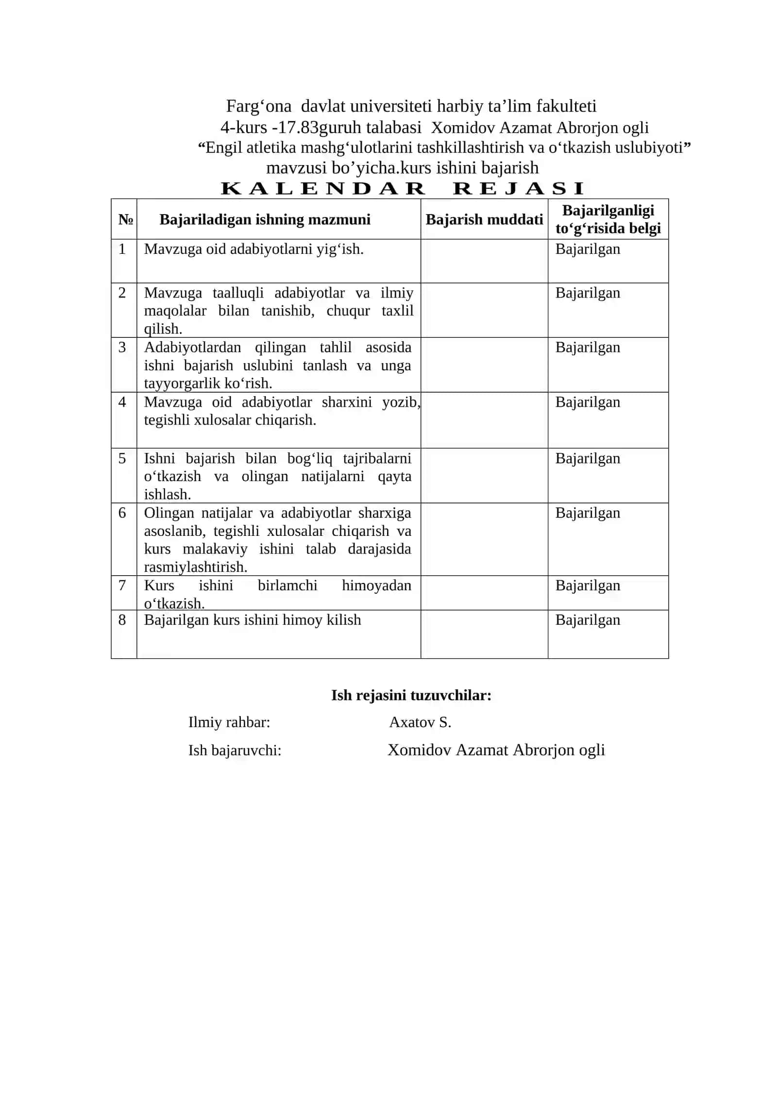 Engil atletika mashg‘ulotlarini tashkillashtirish va o‘tkazish uslubiyoti 4