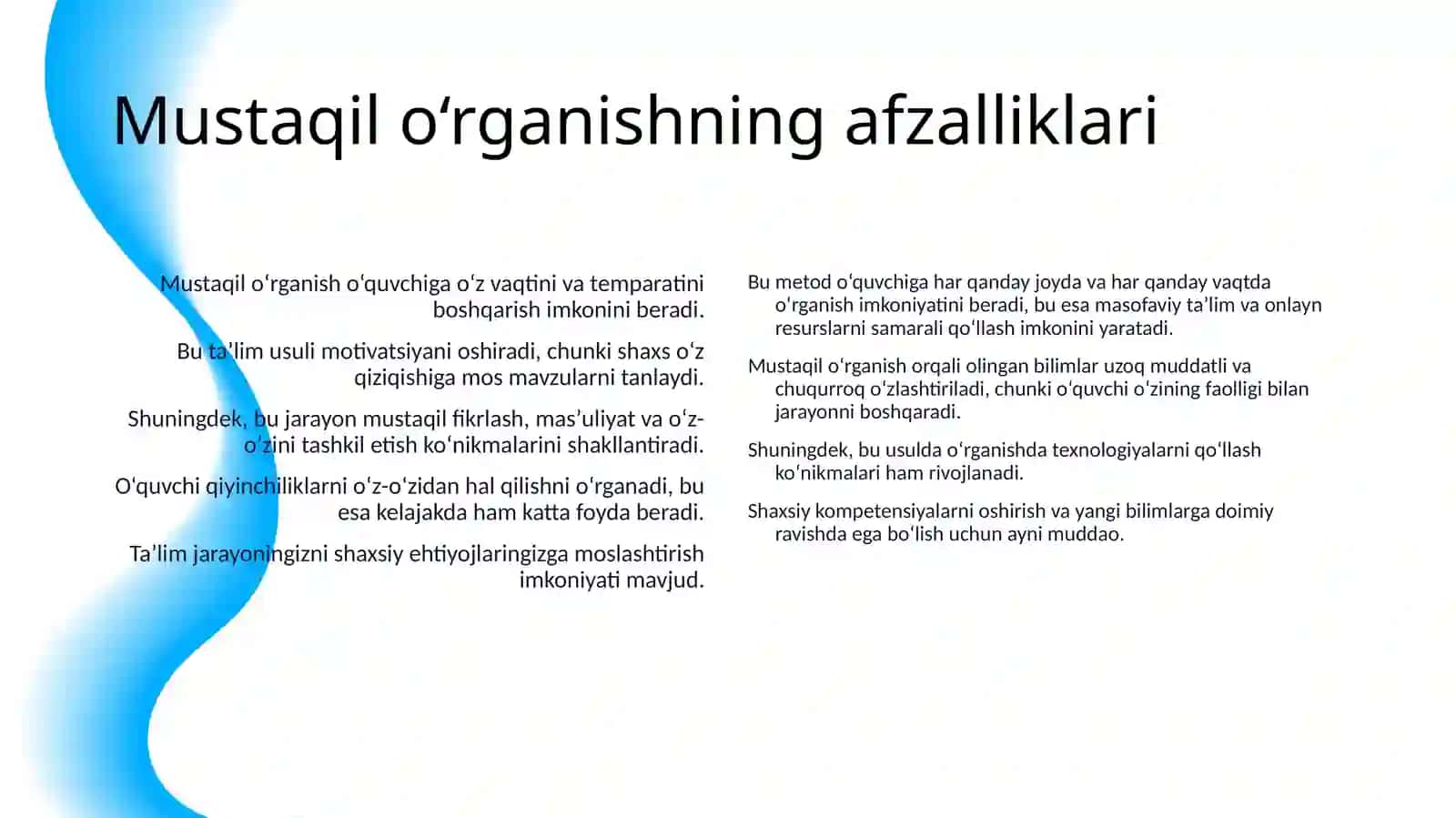 MUSTAQIL TAʼLIM VA UNI TASHKIL ETISH SHAKLLARI 4
