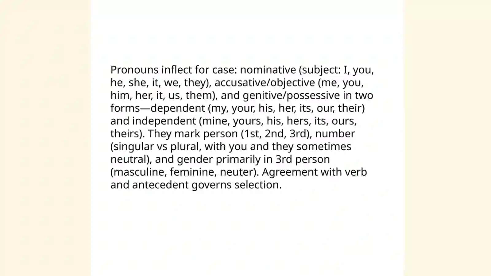 Pronouns’, Numerals’ and Adverbs’ structural, morphological, logical, syntactical peculiarities and grammatical categories 4