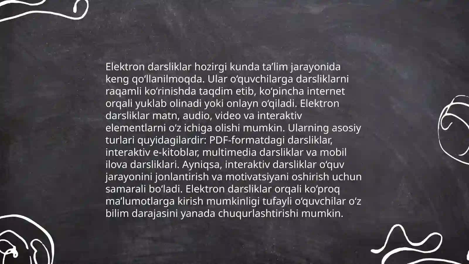Maktab kutubxonasidagi darsliklar, elektron resurslar hamda fan xonalarining jixozlanishini oʻrganish 4