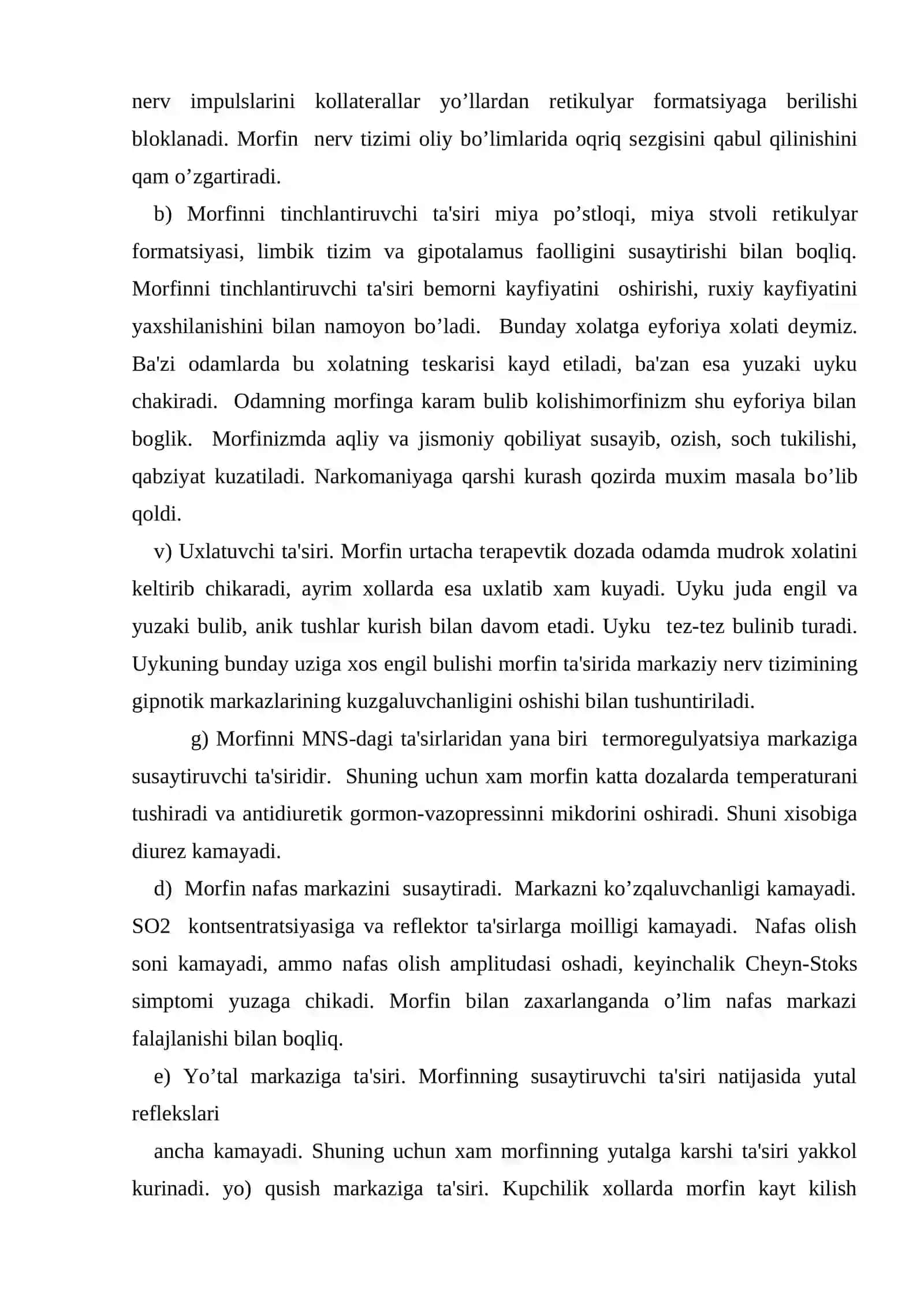 Analgеtik dori vositalarining farmakologiyasi 4