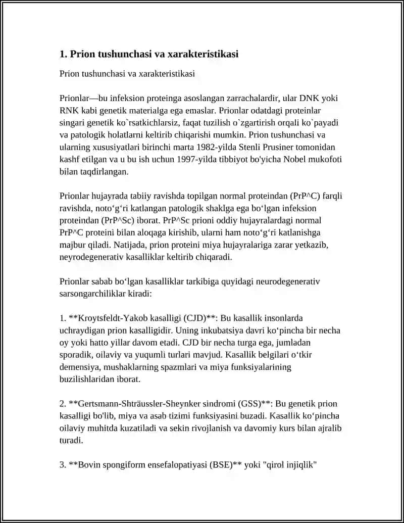 PRIONLAR HAQIDA TUSHUNCHA 4