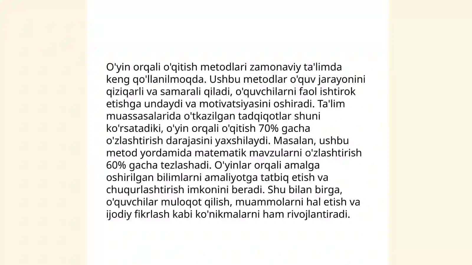 Pedagogik mahoratni rivojlantiruvchi usullar va metodlar 4