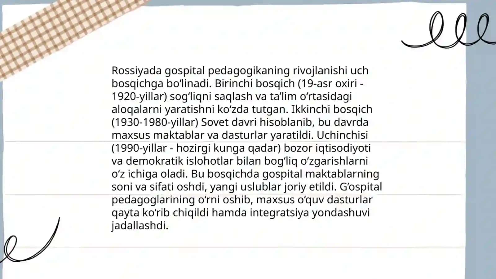 Rossiyada Gospital Pedagogika Fanining Rivojlanish Tarixi 4