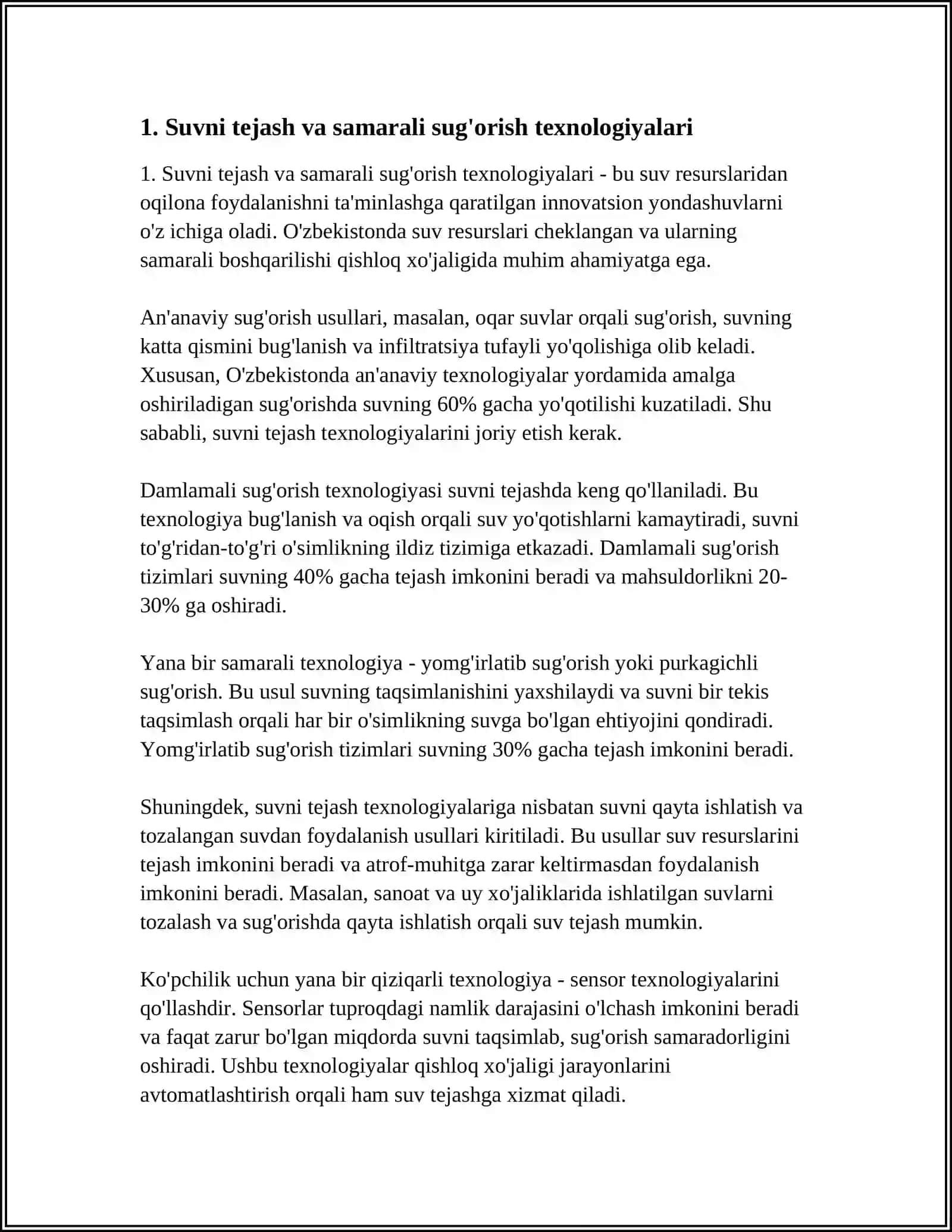 O‘ZBEKISTON RESPUBLIKASI OLIY TA’LIM FAN VA INNOVATSIYA VAZIRLIGI 4
