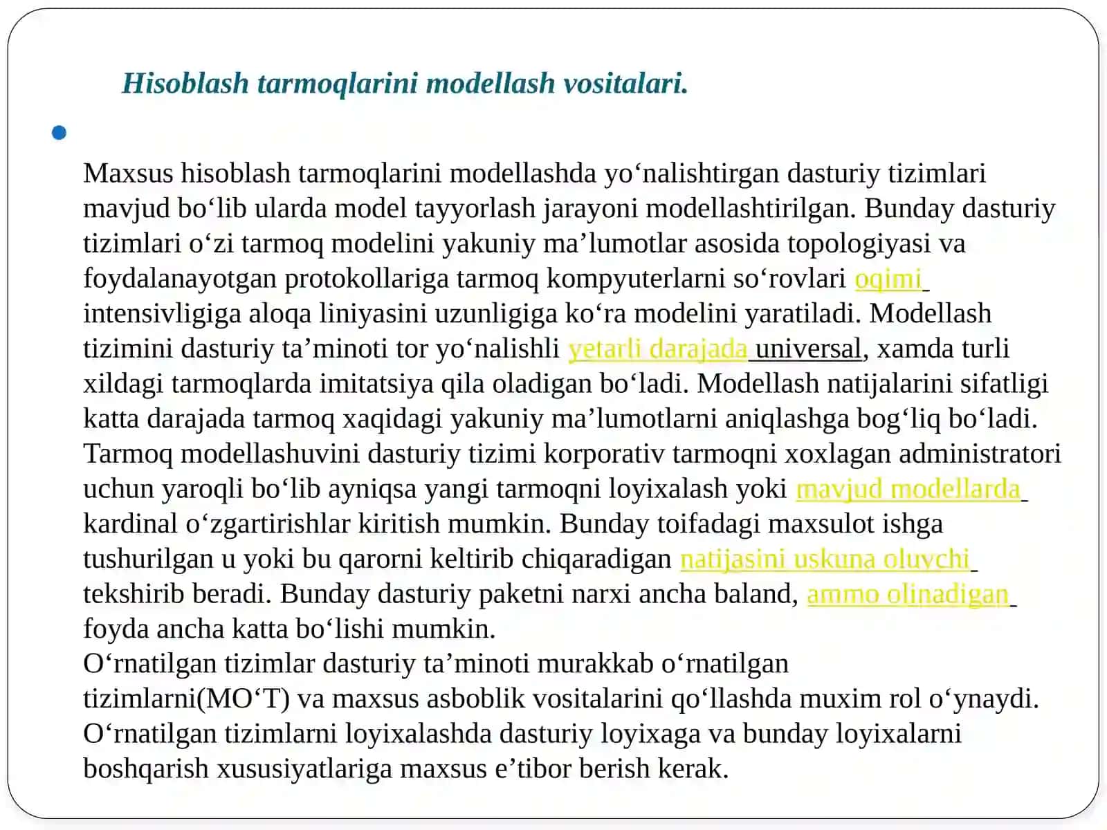 Arduinotizimiasosidao‘rnatilgantizimlarningapparatvositalariniloyihalashtirish 4