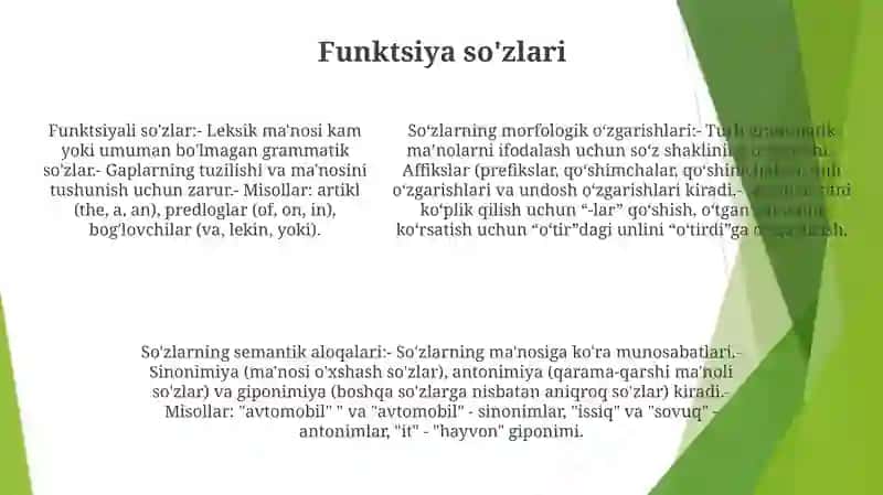 Sozlarning Shakl Va Ma'No Munosabatiga Kora Turlari 4