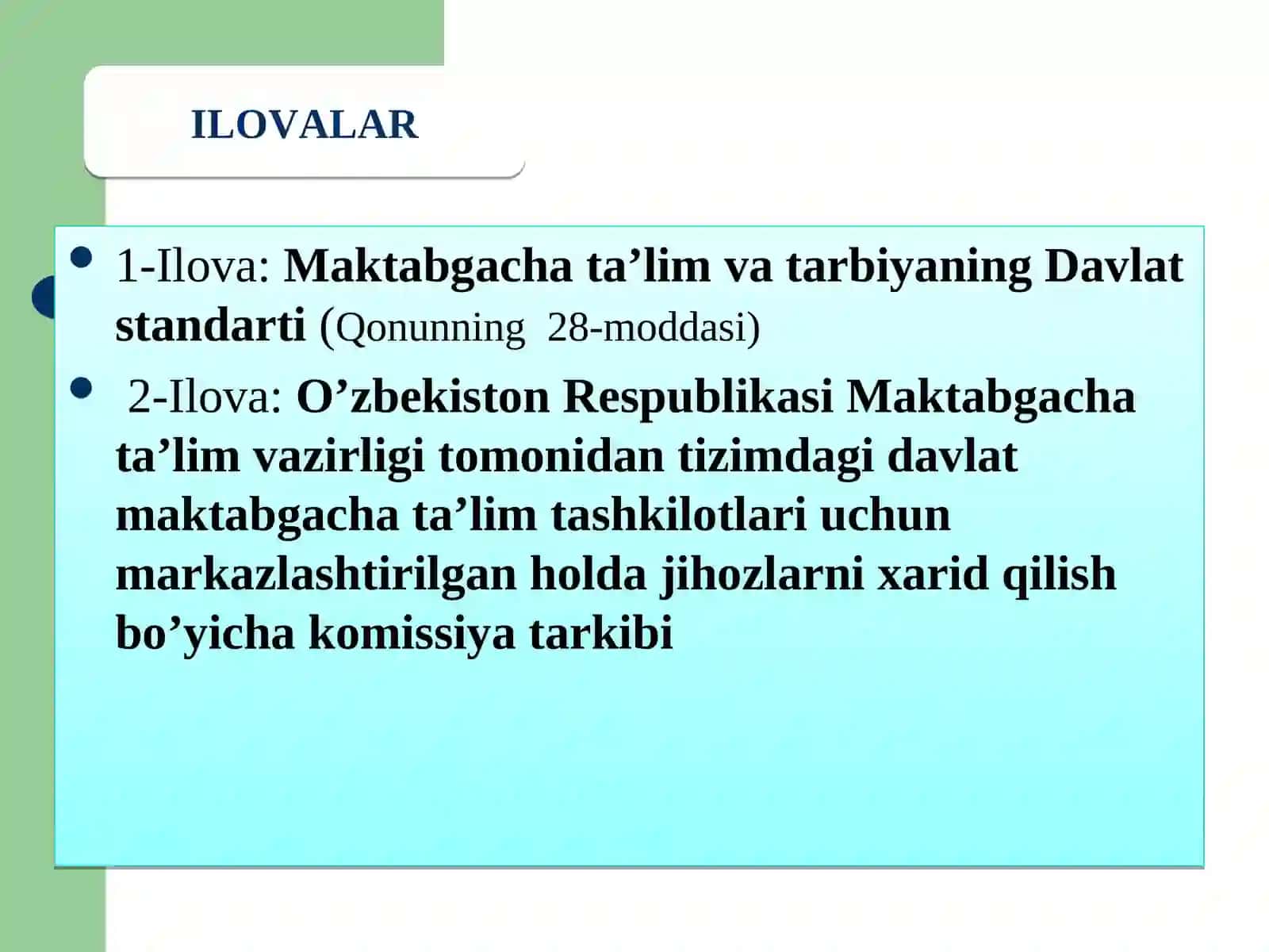 O’zbekiston Respublikasi Vazirlar Mahkamasining 2020yil22dekabrdagi802-sonli Qarori 4