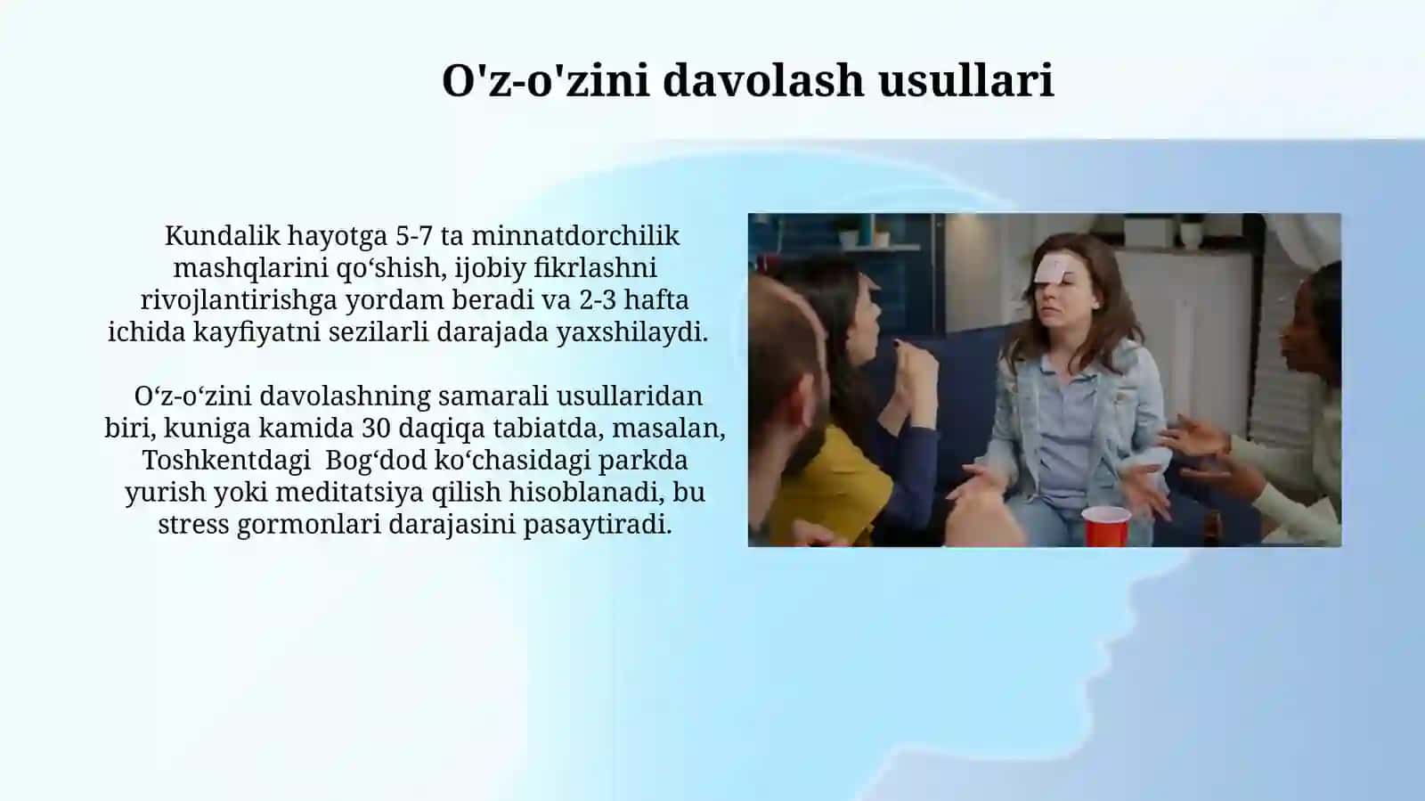 Jarohatga nisbatan psixosomatik reaksiya, uning asosiy bosqichlari 4