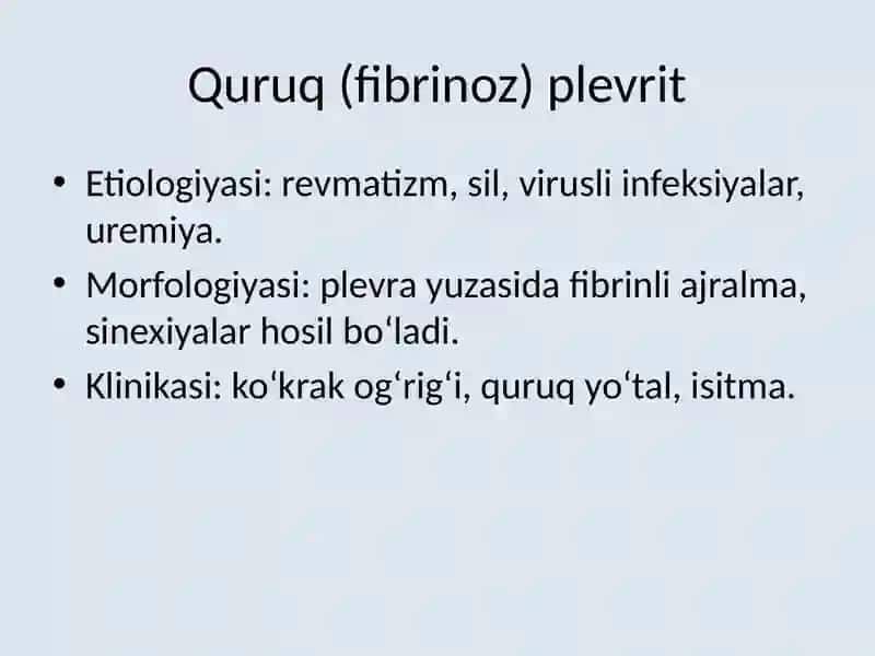 Plevra kasalliklari 4