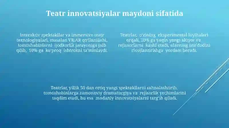 Teatr tarbiya, madaniyat, ma'naviyat va ma'rifat axborot maskani 4