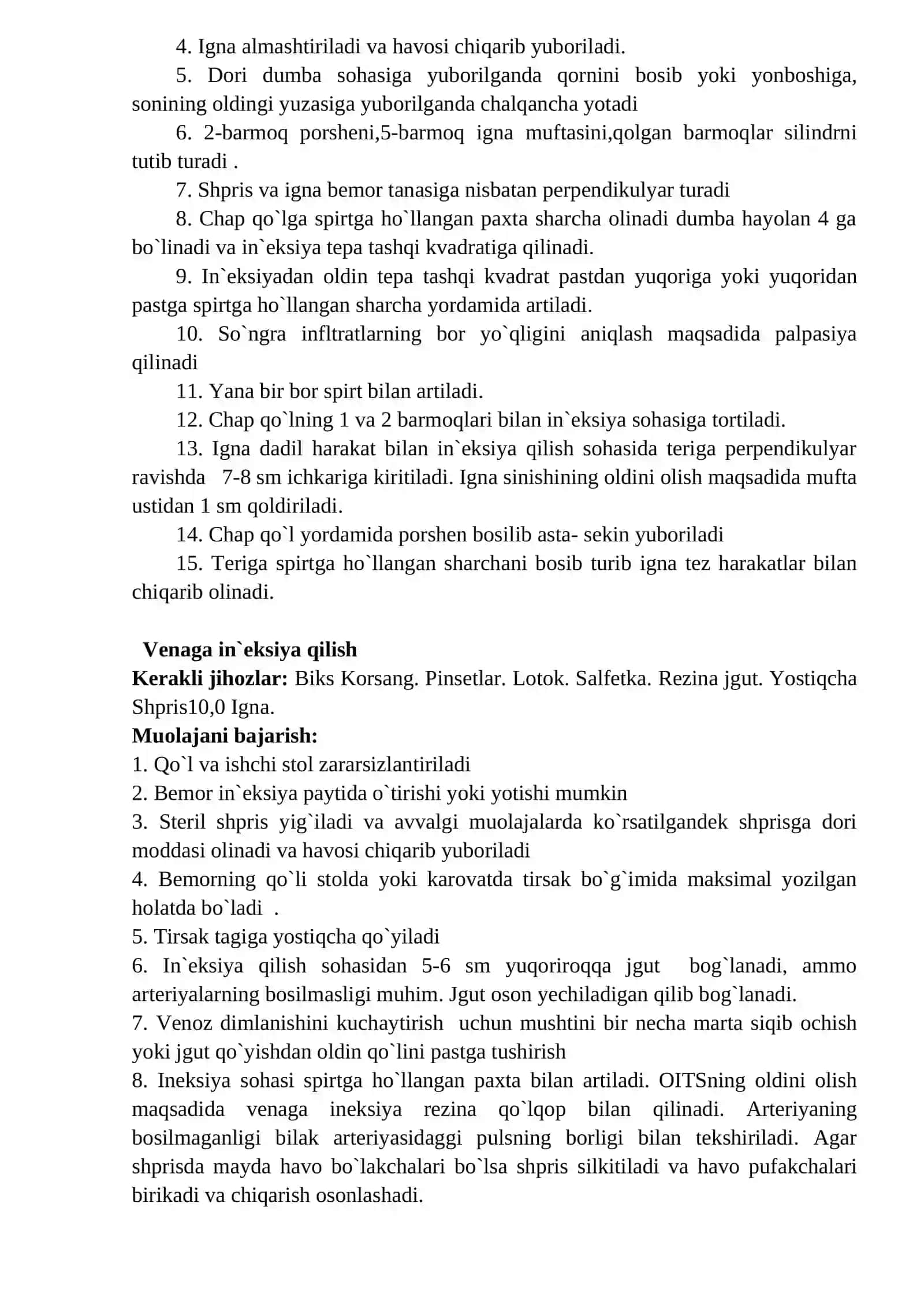 Yotoq yaralarni davolash muolajasini bajarish 4