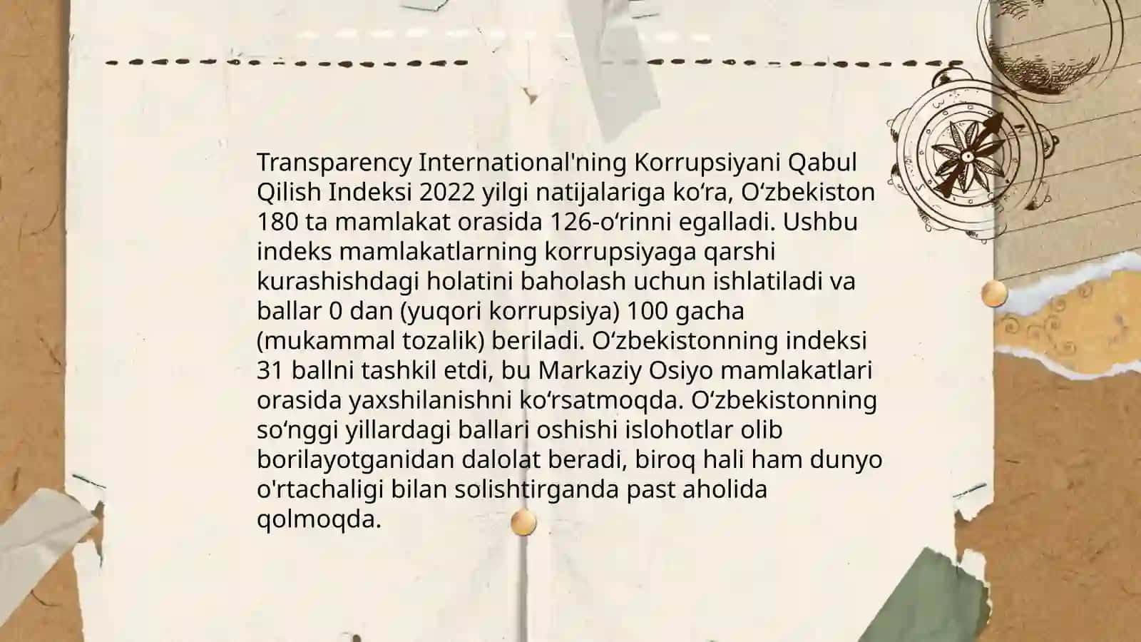 Siyosiy-huquqiy sohadagi ustuvor halqaro reytinglar va ularga O‘zbekistonning integratsiyalashuvi 4