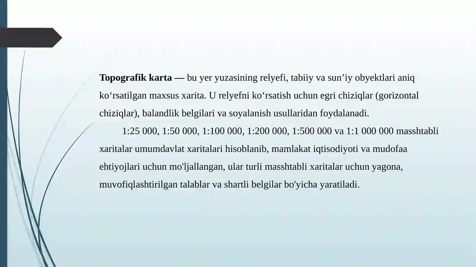 Topografik plan va kartalarni yangilash 4