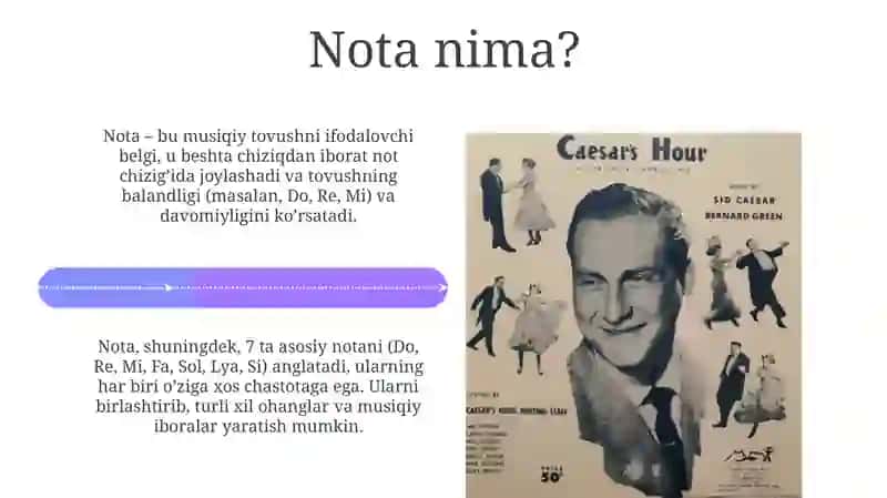 Notaning nota chizig’ida qanday yozilishi 4