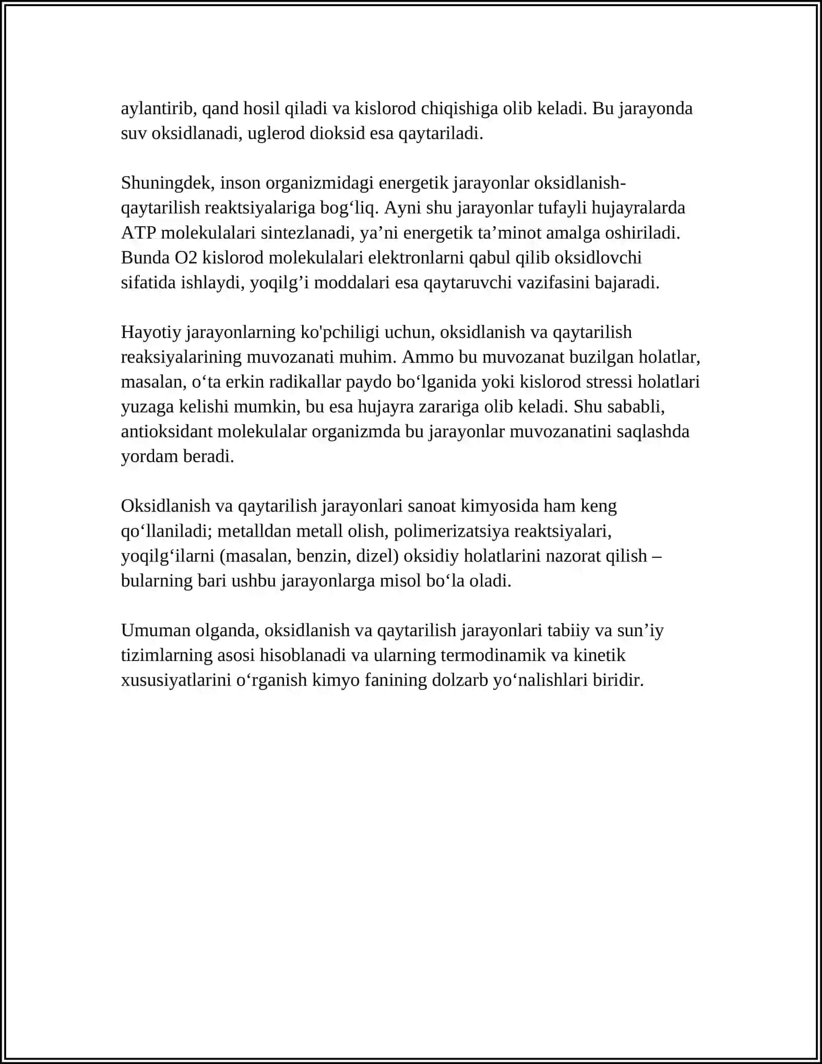 OKSIDLANISH QAYTARILISH REAKSIYALARINI ION ELEKTRON USULDA TENGLASHTIRISH 4