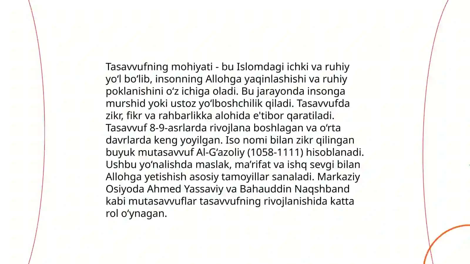 Tasavvuf tushunchasi va uning mohiyati 4