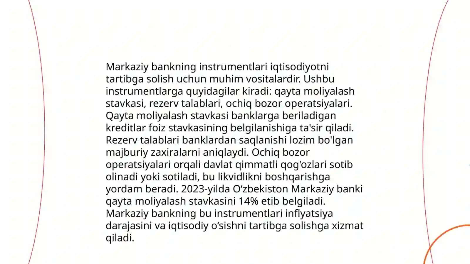 Markaziy bankning pul kredit siyosati 4