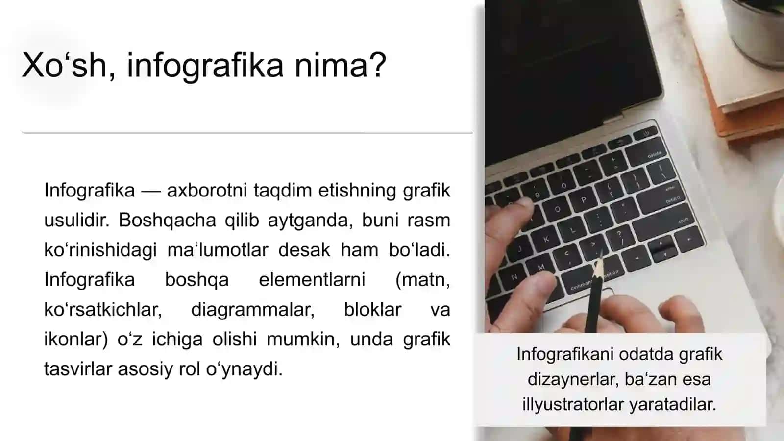 Infografika va Infografik ma'lumotlar tayyorlash tartibi 4