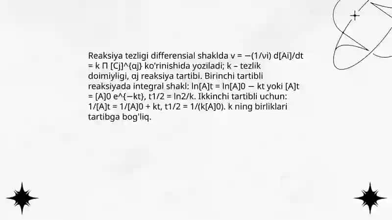 Kimyoviy kinetika 4