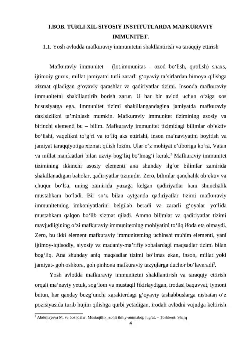 Turli xil siyosiy institutlar manfaatlarining ģoyaviy mafkuraviy xarakteri 4
