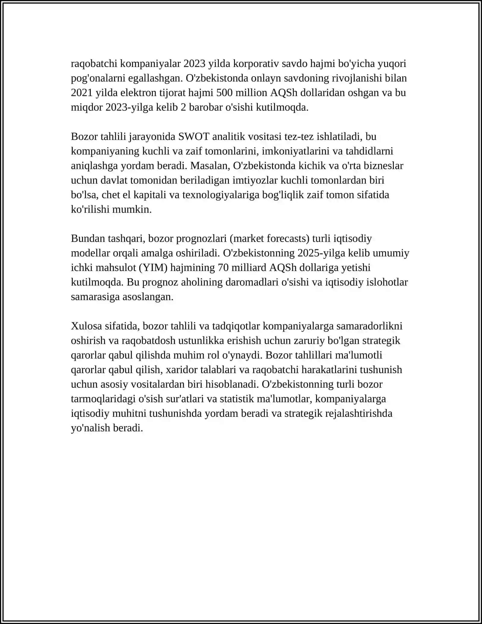 TARMOQ MARKETING JARAYONINI TASHKIL QILISH 4
