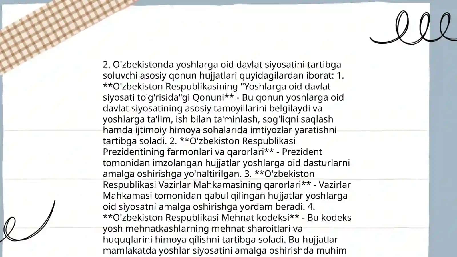 O'zbekistonda yoshlarga oid davlat siyosati va uning mazmun-mohiyati 4