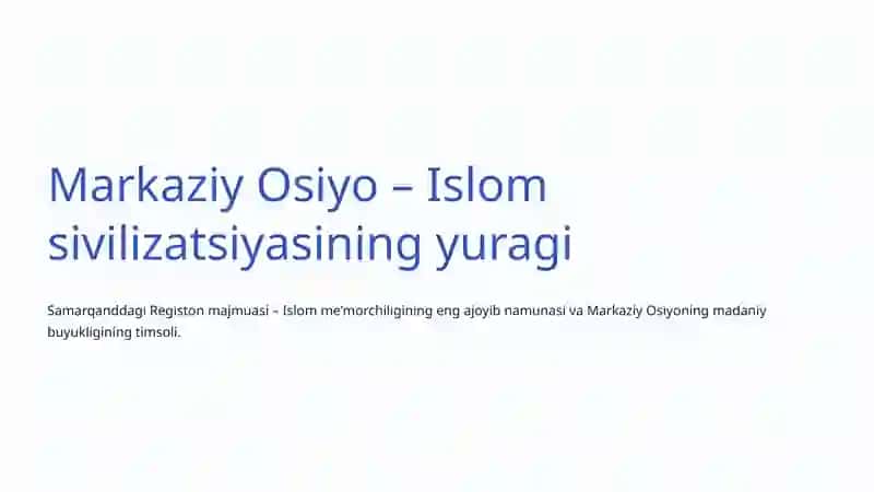 Islom Sivilizatsiyasining O'rni: Tarixdan Zamonaviylikka 4