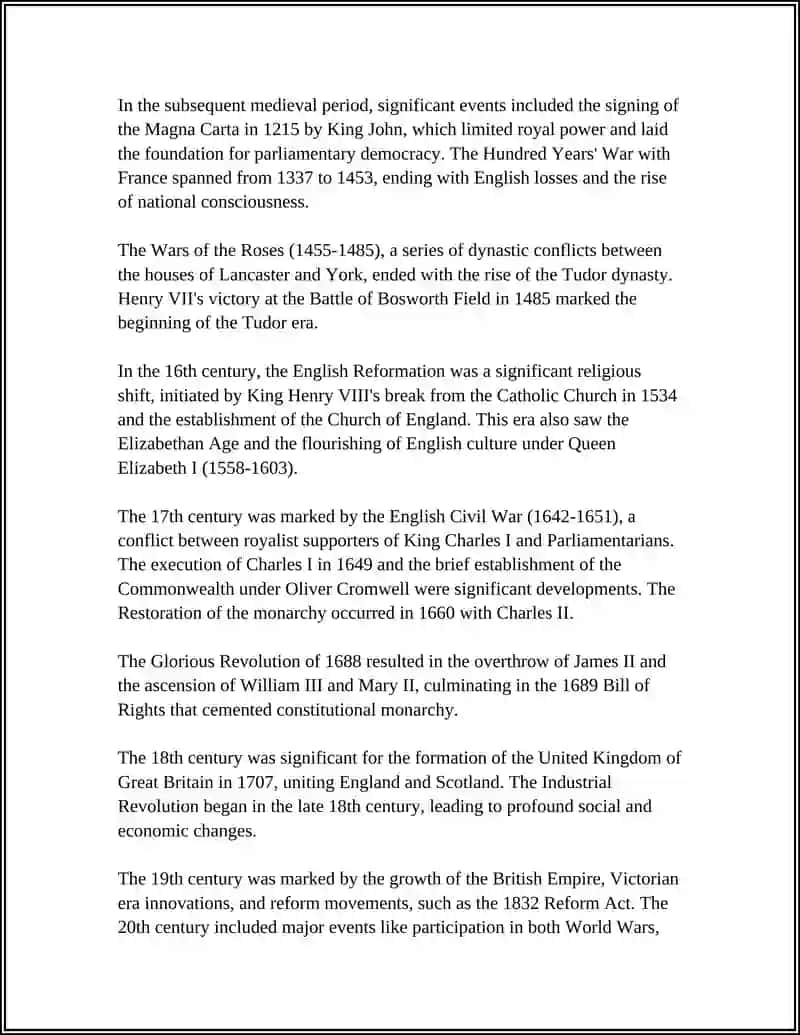 History of Great Britain 4