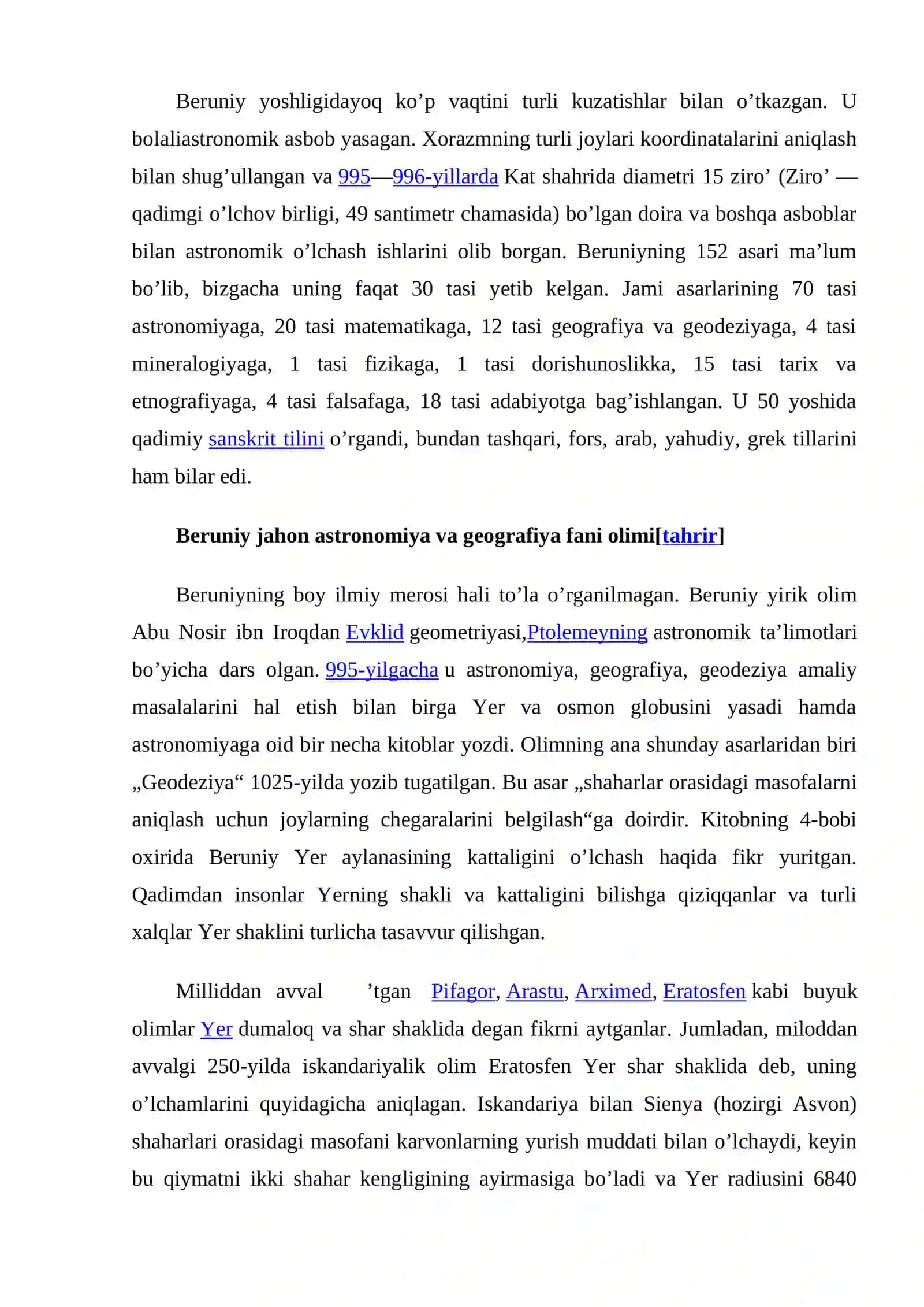ABU RAYHON BERUNIY XORAZM MA’MUN AKADEMIYASINING YIRIK OLIMI 4