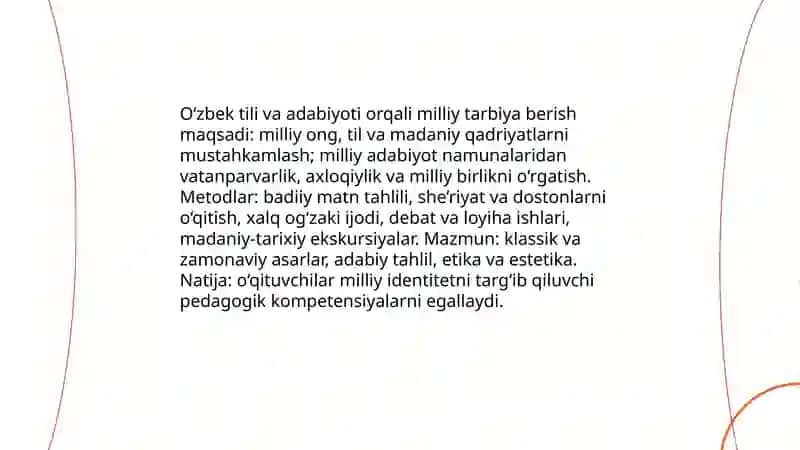 Bòlajak òqituvchilarni milliy tarbiyaviy faoliyatga tayyorlash 4
