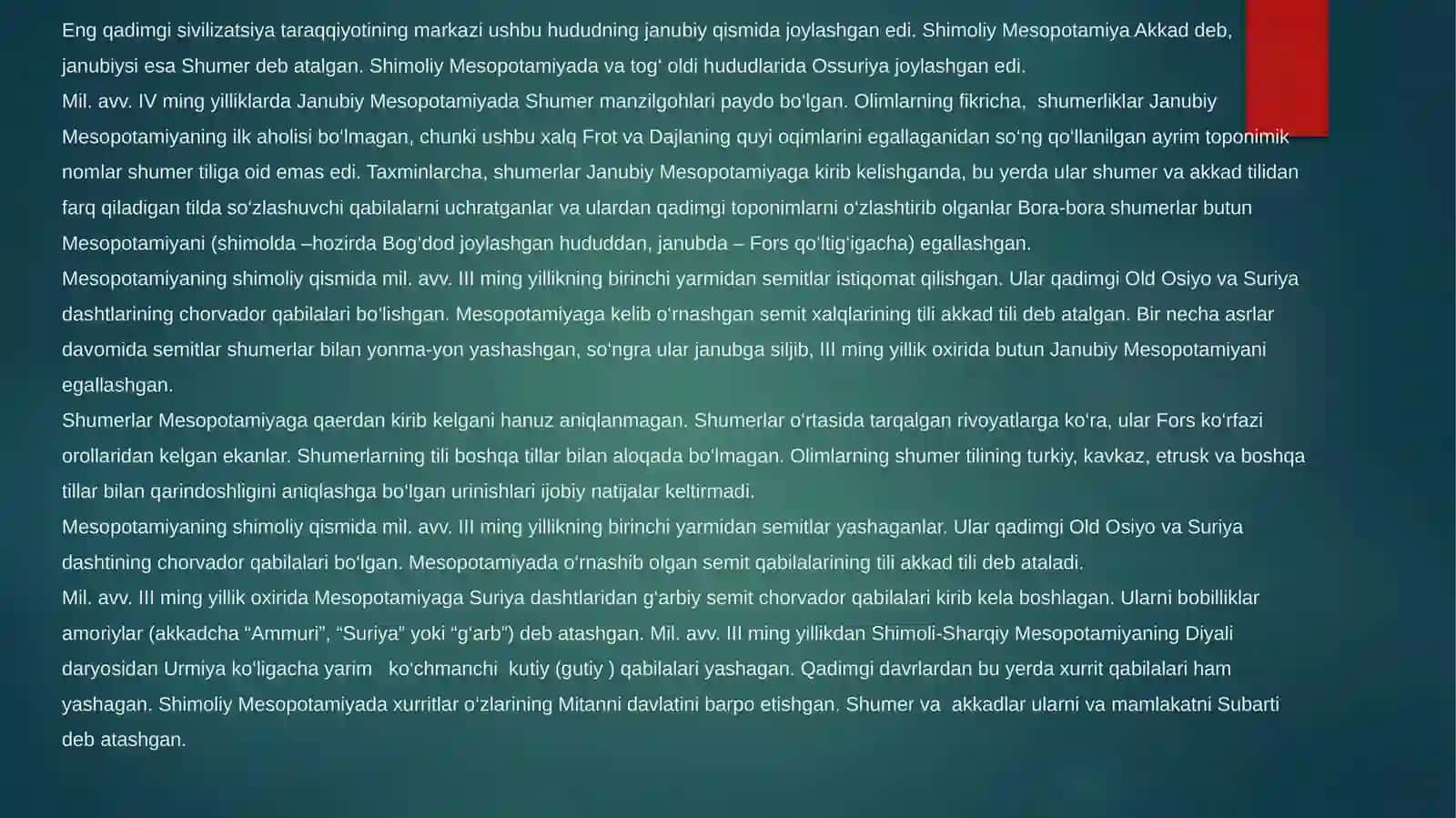 Qadimgi Mesopatamiyavasivilizatsiyasi 4