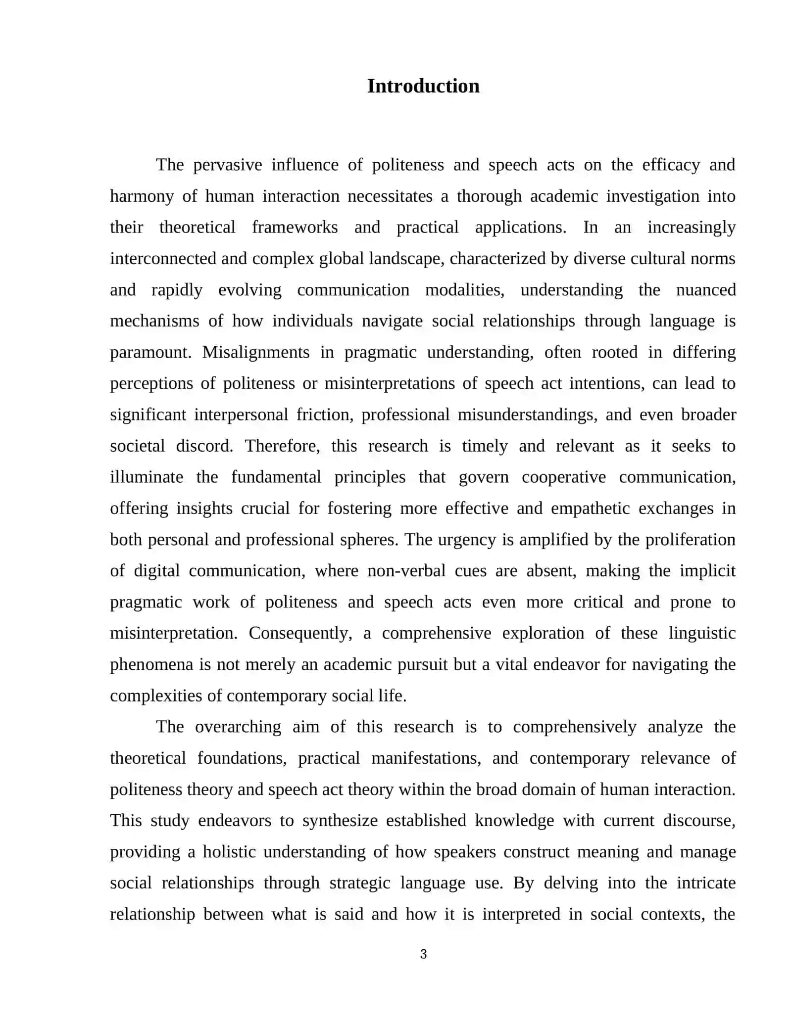 Politeness Theory and Speech Acts in Interaction 4