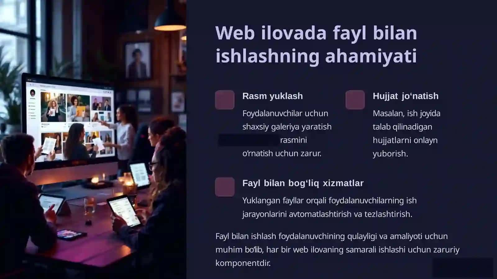Web ilovalarda fayllarni yuklash va yuklab olish 4