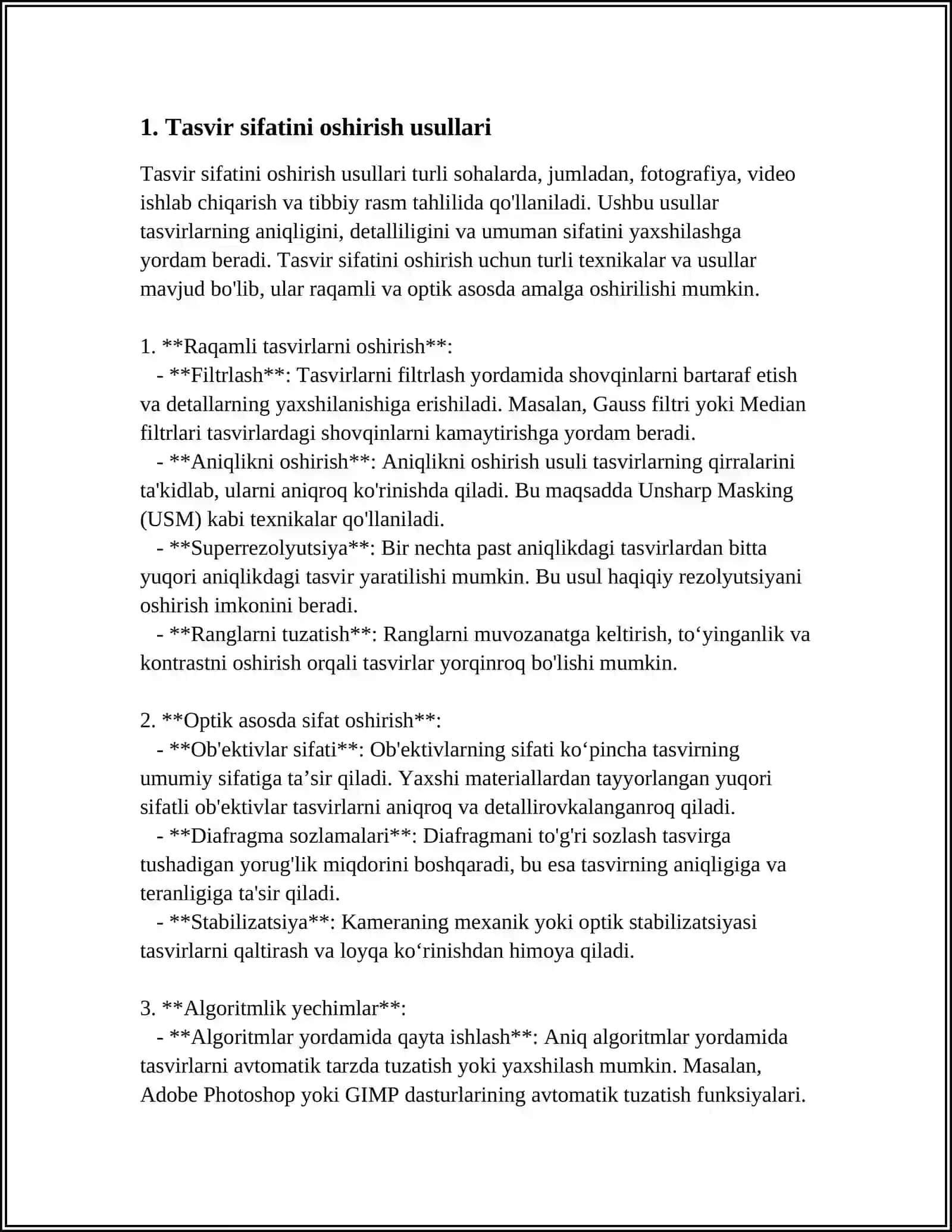 TASVIRNI CHEGARALASH VA KENGAYTIRISH MUSTAQ ISH 4