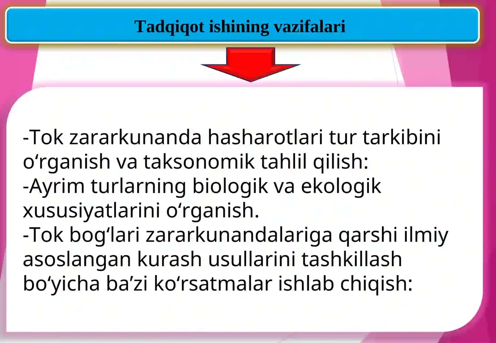 Tok zararkunandalarining biologiyasi va ekologik xususiyatlari 4