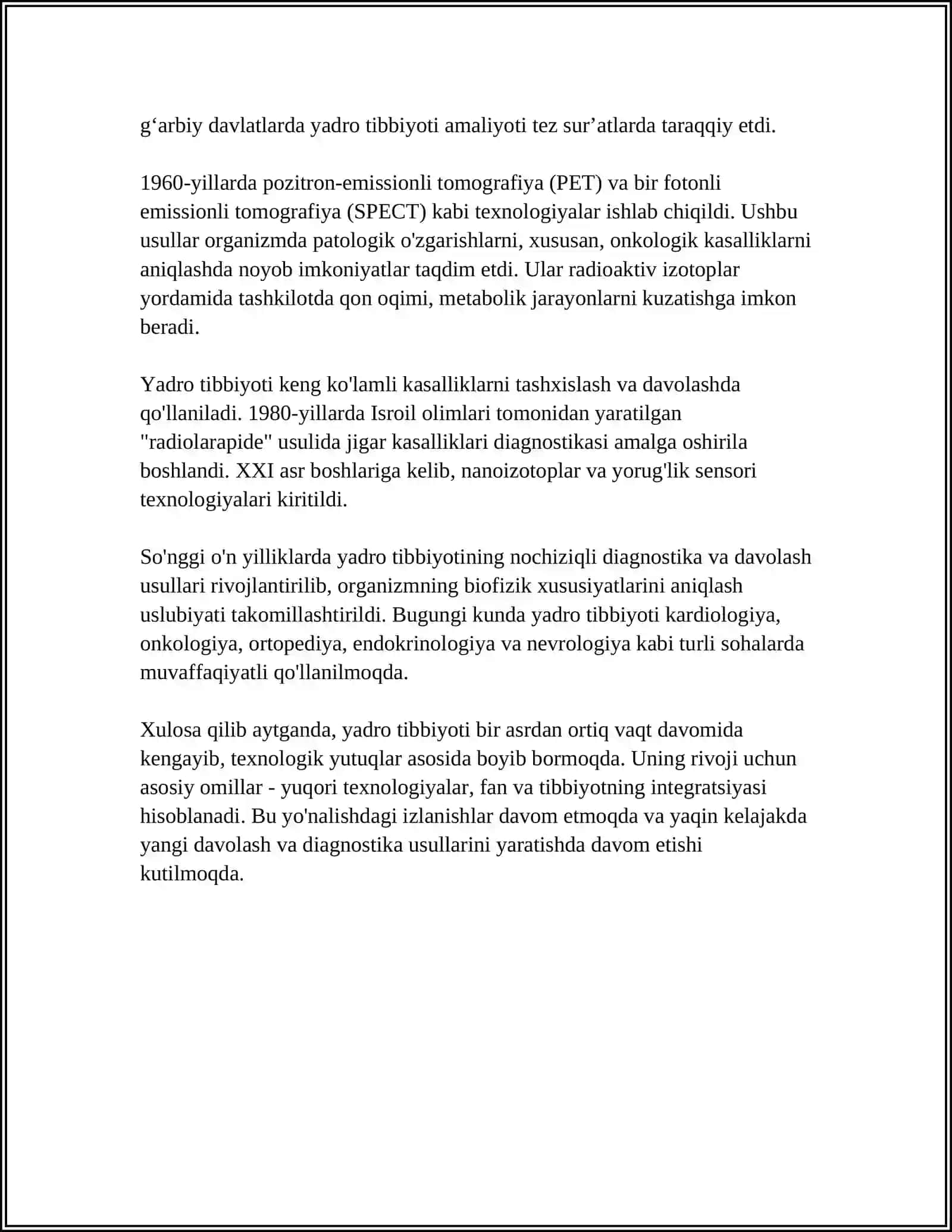 HOZIRGI ZAMON TIBBIYOTIDA YADROGENIYA MUAMMOLARI 4