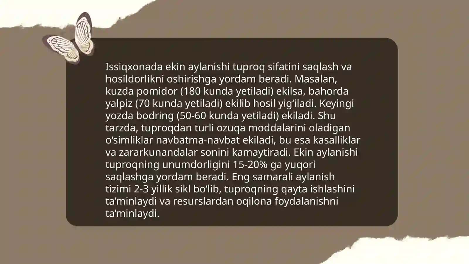 Ekin oʻstiradigan inshootlar 4