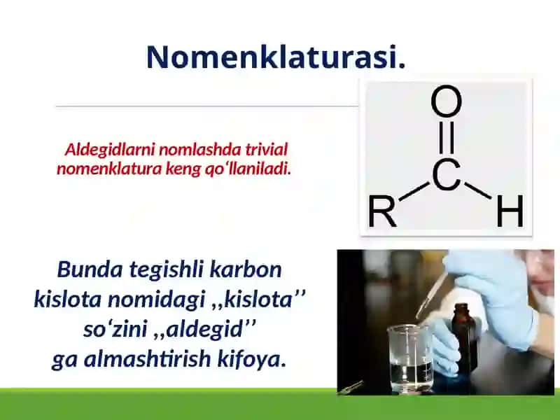 Oksobirikmalar va aldegidlar 4